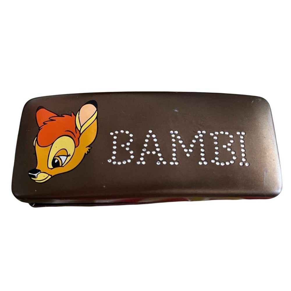 Disney Bambi Sunglass Case Hard Clam Shell Vintage 90s - Picture 1 of 5